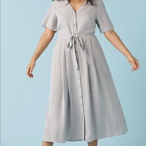 Vetta Capsule Button up MIDI Dress